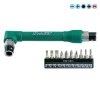 Zestaw bitów 10szt z uchwytem twin wrench (-, PH, PZ, torx), Proskit 1PK-212
