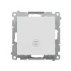 SIMON 55 Wyłącznik zwierny przycisk z podświetleniem LED szybkozłącza jasnoszary mat TP1L.01/114 KONTAKT SIMON