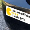 Various retro bumper stickers