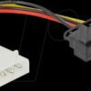 60104 Delock Cable Power SATA HDD > 4 pin male - angled