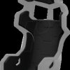 00212-10-03-BLK Sabelt SRX-1 seat pad set, Deep Black
