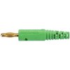 Schützinger DI FK 8 L Au/GN Spring-Loaded Plug 4mm Pin Dia Green