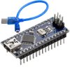 AZ-Nano V3-Board Atmega328 CH340 ready soldered, improved version with USB cable