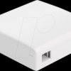 87897 Optical Fiber Connection Box for 2 x SC Simplex or LC Duplex whi
