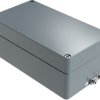 Aluminum EX enclosure, (L x W x H) 220 x 120 x 91 mm, gray (RAL 7001), IP66, 251222090