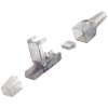 BKL 10121200 tool-free RJ45 Plug cat 6A 8P8C transparent 1pc