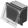 EAO 61-9922.0 Protective cap flush mounting black/clear 24x30 plastic