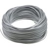 Przewód; montażowy; H05V-K (LgY); 1 żyła; linka; Cu; 0,35mm2; szary; PVC; -40...+70°C; 300/500V; zwój 100m; Texsim; RoHS; 2,4mm;
