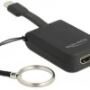 Delock USB 2.0 adapter [1x złącze męskie USB-C - 1x złącze żeńskie HDMI] 63942 0.03 m
