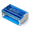 Czterobiegunowy modułowy blok rozdzielczy 4x(11x6 mm2 2x25 mm2 2x35 mm2) na szynę TS35 ShNK 4x15 85144002