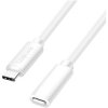 LogiLink CU0222 USB-C cable White 3.00 m USB 2.0 USB-C plug to socket