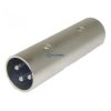 XLR przejście XLR 3pin wtyk męski / XLR 3pin wtyk męski