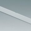 Cover strip, with recess, straight, PC, (W) 240 mm, gray, C2212401