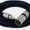 Kabel przyłącze Hi-End wtyk XLR / wtyk Jack 3.5 stereo MK31 /1,5m/