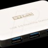 EX-1123-N USB 3.0 hub - 3 ports + Ethernet 1x Gigabit LAN