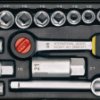 23110 Socket spanner set, 24-piece