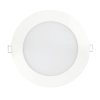 Panel LED ART podtynkowy okrągły 18cm, 16W, 1000lm, AC80-265V, 3000K - biała ciepła