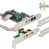 89640 Delock PCI Express card 7.1 sound card 24 bit, 192 kHz