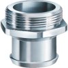 Hose grommet, (L x W) 48 x 60.2 mm, brass, nickel-plated, for protective hoses, 15010023050