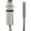 Czujnik indukcyjny M4x0.5 dł: 22mm zabudowany Sn:1mm 10-30V DC PNP NO złącze kablowe M8 3pin 0.2m PUR IP67 IB04E111