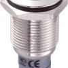 Przełącznik wciskany, wandaloodporny zatrzask TRU COMPONENTS LAS2GQH-11ZE/G/12V/N/P, 1 x wł/wł, 1 szt.