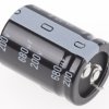 Kondensator 680μF 200V dc Zatrzaskowy Nichicon roztaw: 10mm 25 (Dia.) x 35mm