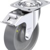 Blickle 886871 LE-PO 125KA-FI-ELS Rolka obrotowa z blachy stalowej Średnica koła: 125 mm Maksymalne obciążenie: 150 kg 1