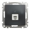 SEDNA DESIGN & ELEMENTS Gniazdo telefoniczne RJ11 czarny antracyt SDD114491 SCHNEIDER ELECTRIC