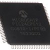 Mikrokontroler Microchip PIC24EP TQFP 100-pinowy Montaż powierzchniowy PIC 536 kB 16bit CAN:2 70MHz RAM:52 kB