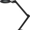 Lampa lupa LED z zaciskiem, 10 W, czarna, 64986