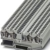 Through terminal block, spring balancer connection, 0.08-6.0 mm², 4 pole, 32 A, 8 kV, gray, 3031445