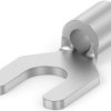 Uninsulated forked cable lug, 0.3-1.42 mm², AWG 22, 3.68 mm, M3.5, 33765