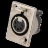 Gniazdo mikrofonowe żeńskie XLR 5pin, do obudowy; DELTRON 702-0500