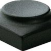Push button, without LED window, pitch 19 mm, (L x W x H) 18.3 x 18.3 x 6.8 mm, anthracite, for single pushbutton, 825.000.011