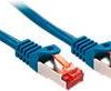kabel LAN LINDY 47353, 1 szt., RJ45, CAT 6, S/FTP, 1.50 m, niebieski