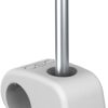 Nail clamp, max. bundle Ø 12 mm, PP, light gray, (L x W x H) 19.1 x 8.3 x 10.1 mm, 2228726