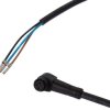 VK200011, Kabel przyłączeniowy, 2m, Mini żeński 3pin kątowy, Końcówka wolna, 3x0,34mm², PUR