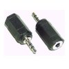 Jack 2.5mm Male to Mini Jack 3.5mm Female Adapter