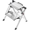 Hailo 4310-100 MK80 Step Stool 244 cm Height Silver/Black 3.6 kg