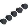Pressure compensation element, PA, (W x H) 17 x 16 mm, black, 52042000, package with 5 pieces