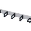 Organizator Kabli Przewodów Szafy Rack 19 1U Szary 5 Uchwytów...