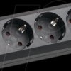385.170 Steckdosenleiste, 3-fach, Typ F - CEE 7/3, schwarz