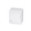 BETA Wyłącznik pojedynczy chwilowy-dzwonek IP44 biały D.3110WD