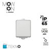 Łącznik zwierny - dzwonkowy TEKNO IP65GR 1GPB hermetyczny natynkowy IP65 szary 39222