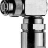 TNC plug 50 Ω, RG-213/U, RG-214/U, solder/clamp, angled, 100023738