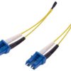 FO duplex patch cable, LC to LC, 15 m, G657A1, singlemode 9/125 µm, 33012410150008