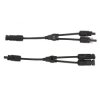 3-way Y-type MC4 Solar Connector Splitter - for Photovoltaic Panels