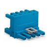 WAGO 770-993 5 Pole 10mm h-distribution Connector 1 Plug + 2 Socket Blue