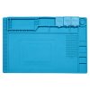 Mata silikonowa serwisowa 45x30cm – antystatyczna mata lutownicza do 480°C z magnesami – Mechanic V51