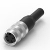 Łącze DIN RS PRO 4-pinowe, seria DP1604JA Kabel Prosty M16 250V 4 5A IP40 Żeńskie